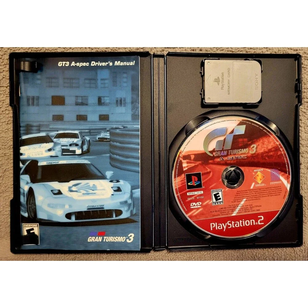 Gran Turismo 3 A-spec Greatest Hits Video Game (Sony PlayStation 2 PS2,FAST SHIP